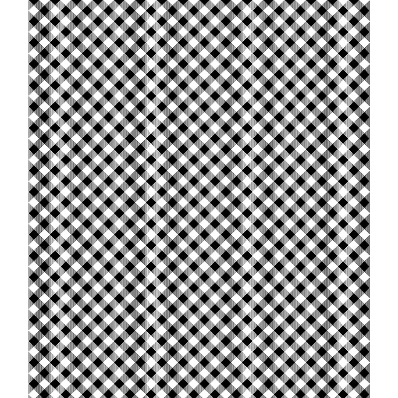 Happy Hauntings: CHECKED BLACK/WHITE (1/2 yd)