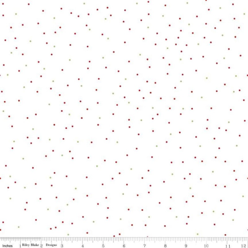 Pin Dot: CHRISTMAS Fabric (1/2 yd) by Lori Holt