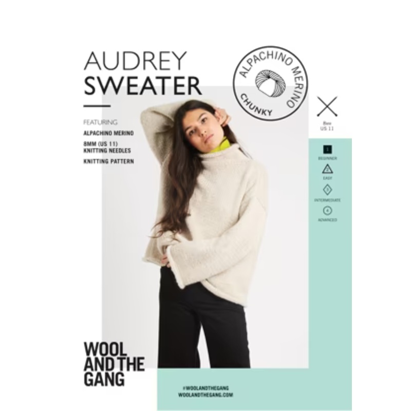 WATG Knitting Pattern: Audrey Sweater