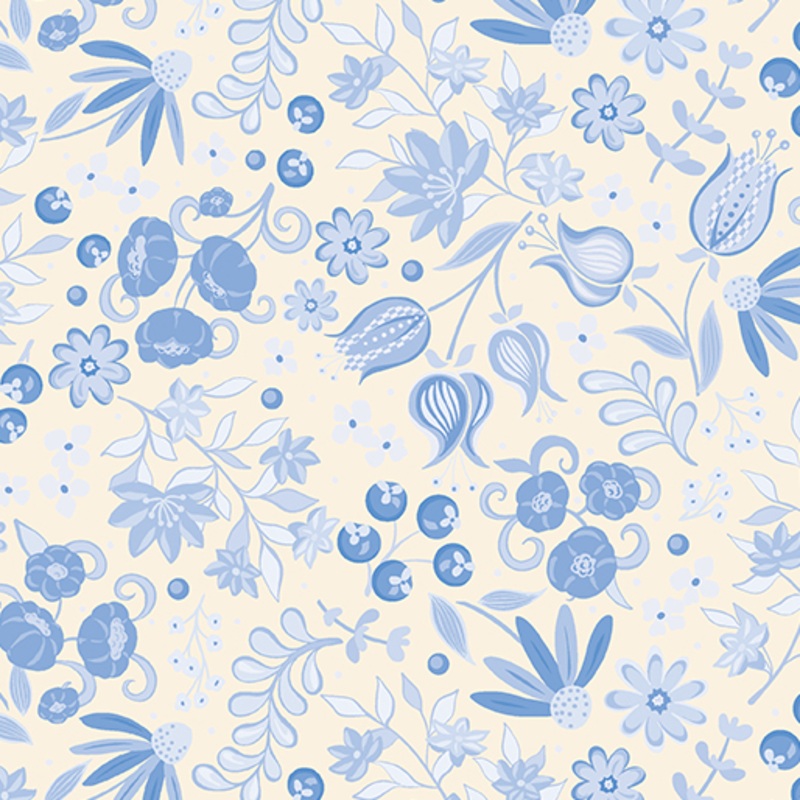 Moonlight Serenade: CUTTING GARDEN SKY Fabric (1/2 yd)