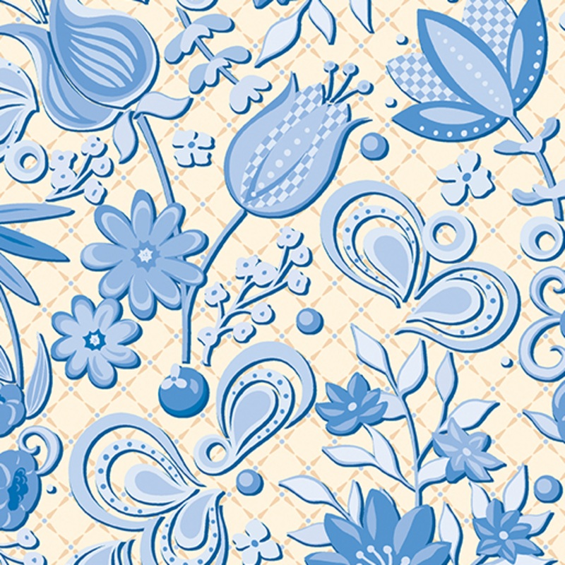 Moonlight Serenade: FEATURE SKY Fabric (1/2 yd)