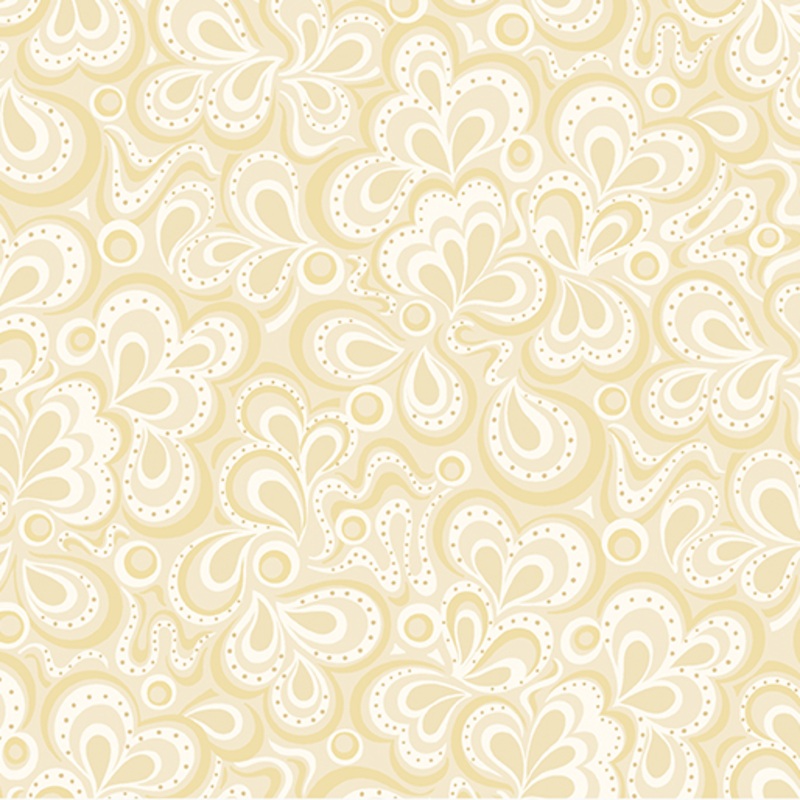 Moonlight Serenade: RIVER CREAM Fabric (1/2 yd)
