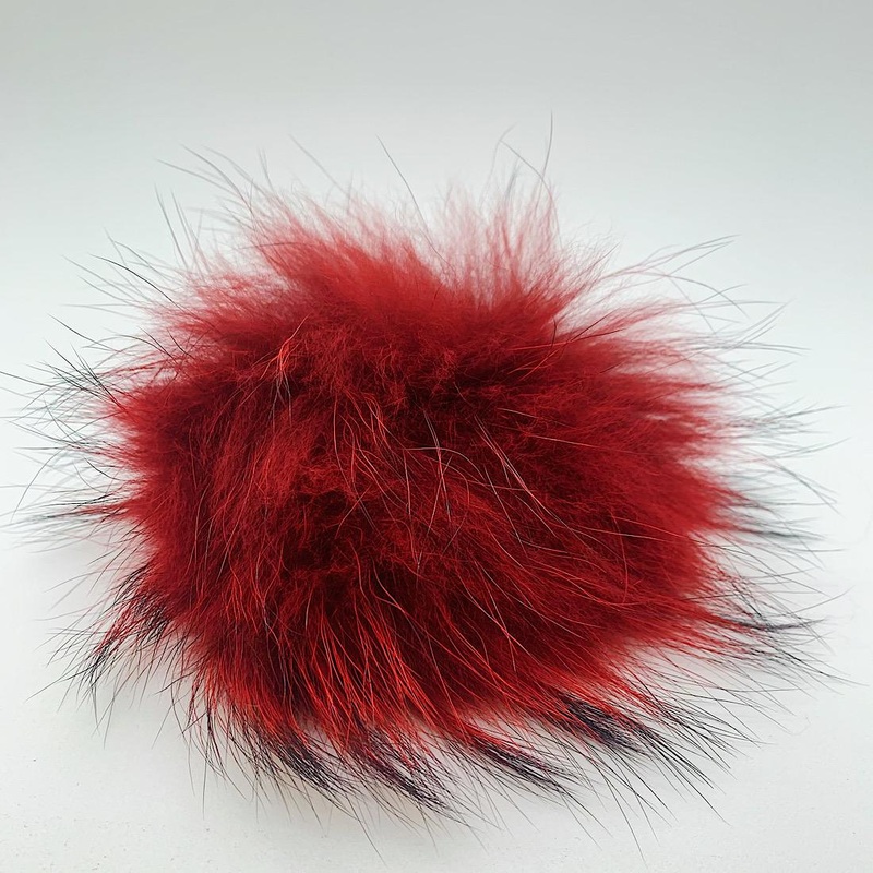 XL Pompom-Red