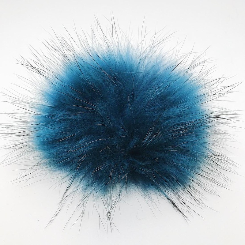 XL Pompom-Teal