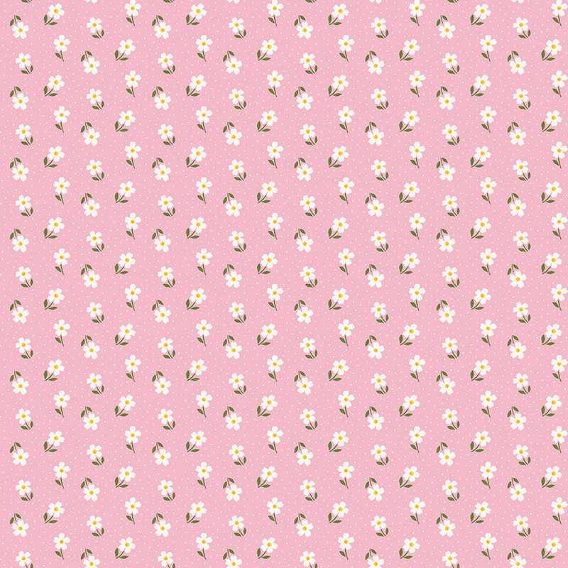 Little Darlin': DITSY PINK Fabric (1/2 yd)