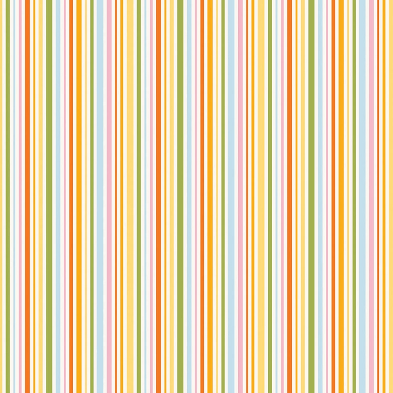 Little Darlin': STRIPES MULTI Fabric (1/2 yd)