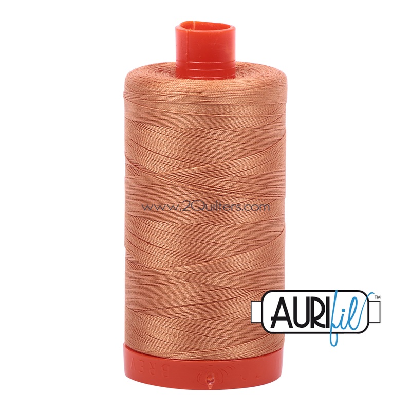 Aurifil 50wt Thread - Large spool Caramel #2210