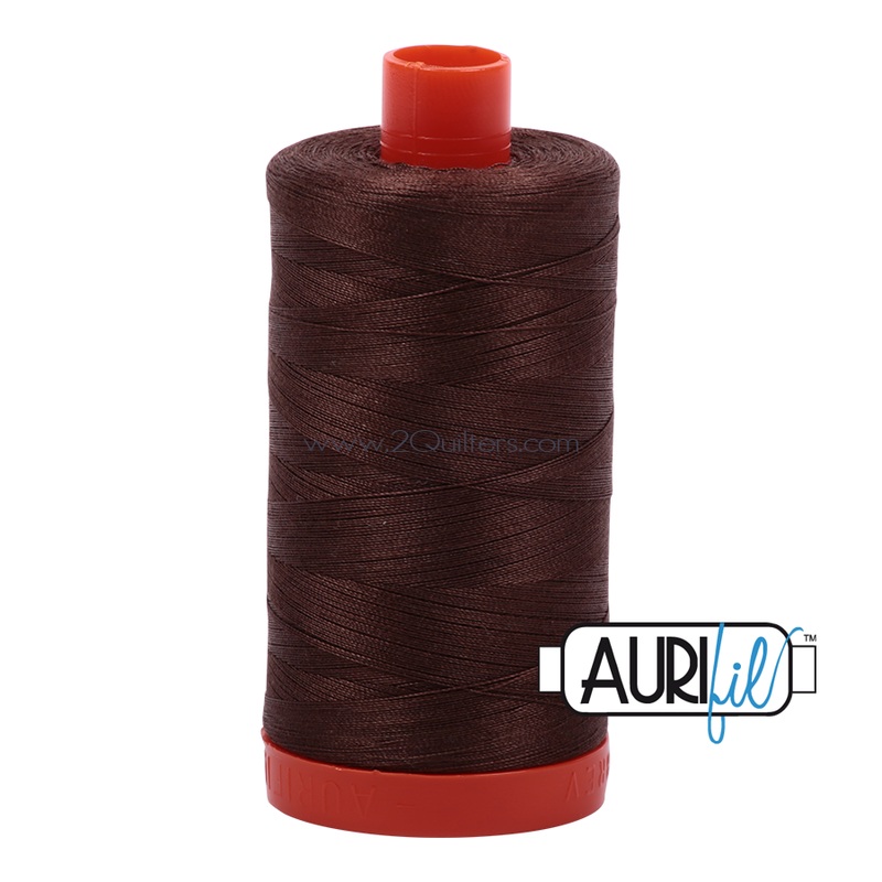 Aurifil 50wt Thread - Large spool Medium Bark #1285