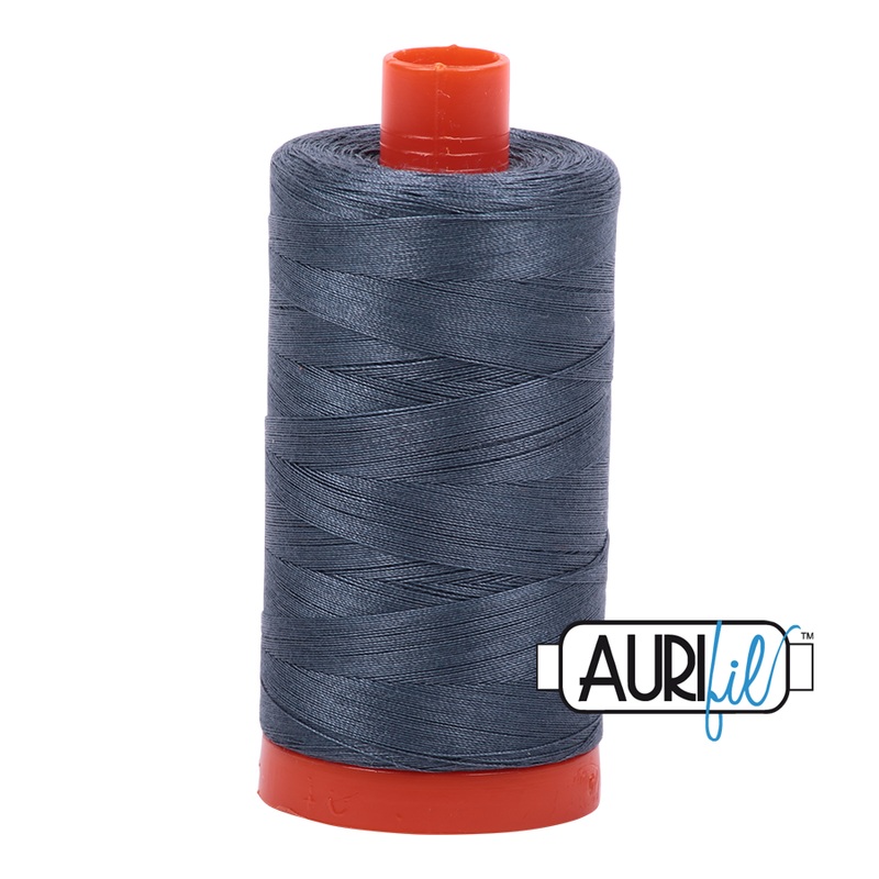 Aurifil 50wt Thread - Large spool Medium Grey #1158