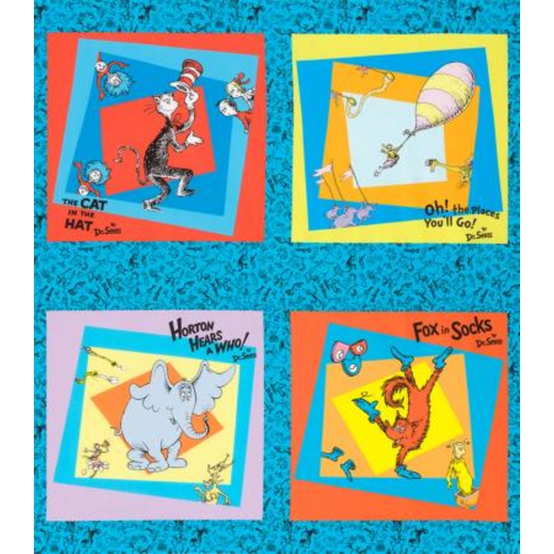 Dr. Seuss - Seuss Celebration Panel 24 x 44 (ADED22855203)  Sold by the Panel