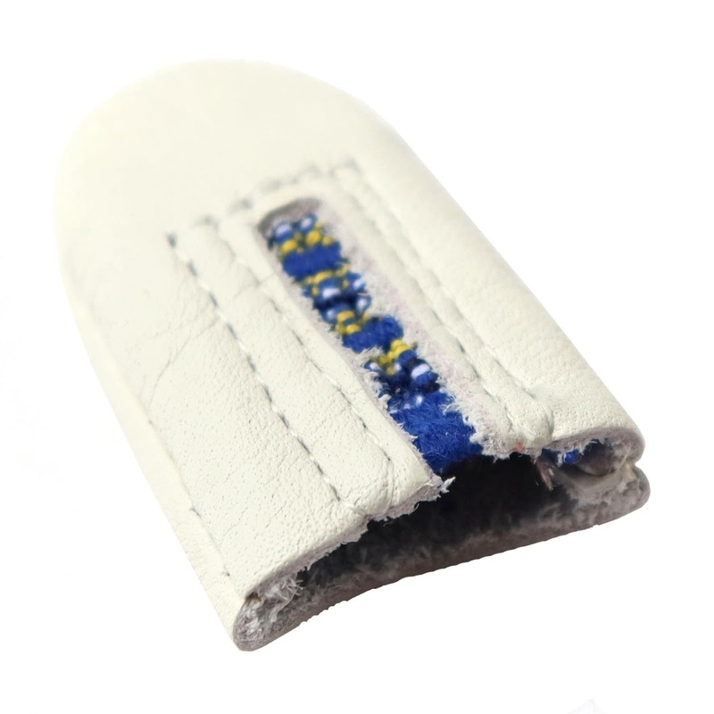 Leather Thimble w/ Elastic-Medium & Large