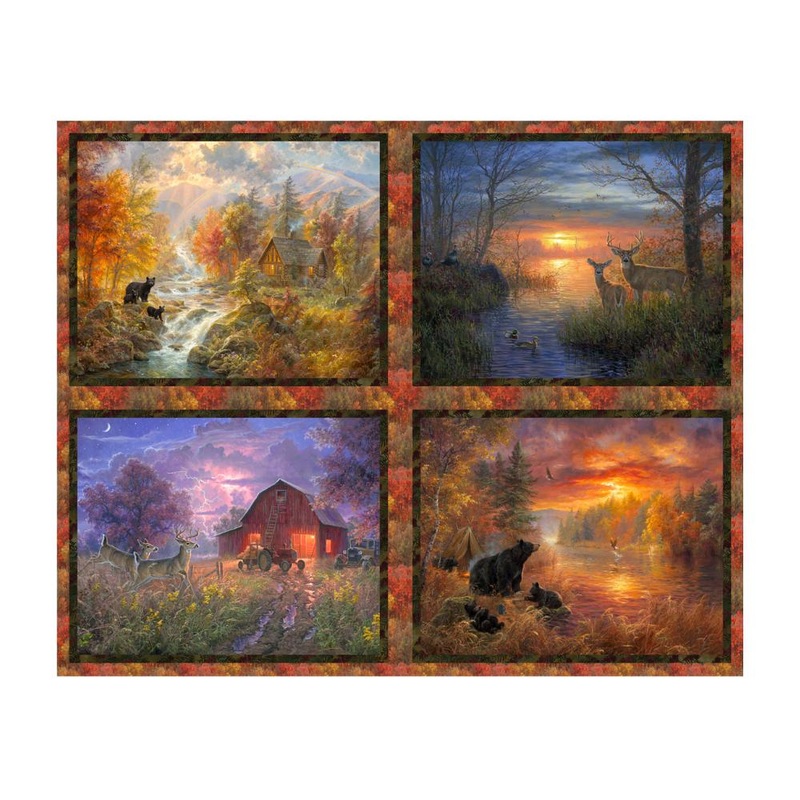 Whitetail Country Panel 36 x 44 (22205-PNL)  Sold by the Panel