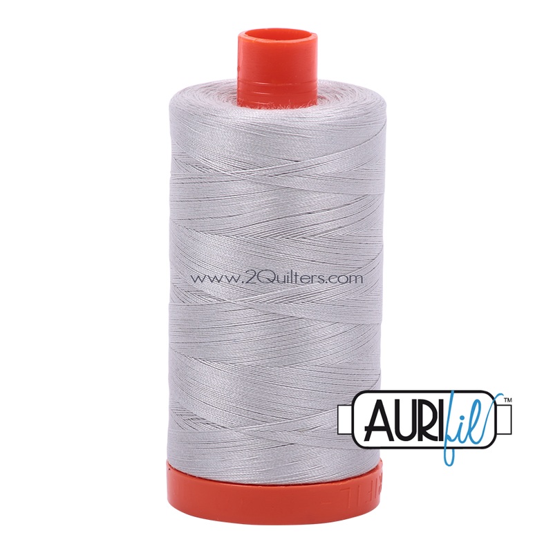 Aurifil 50wt Thread - Large spool Aluminium #2615