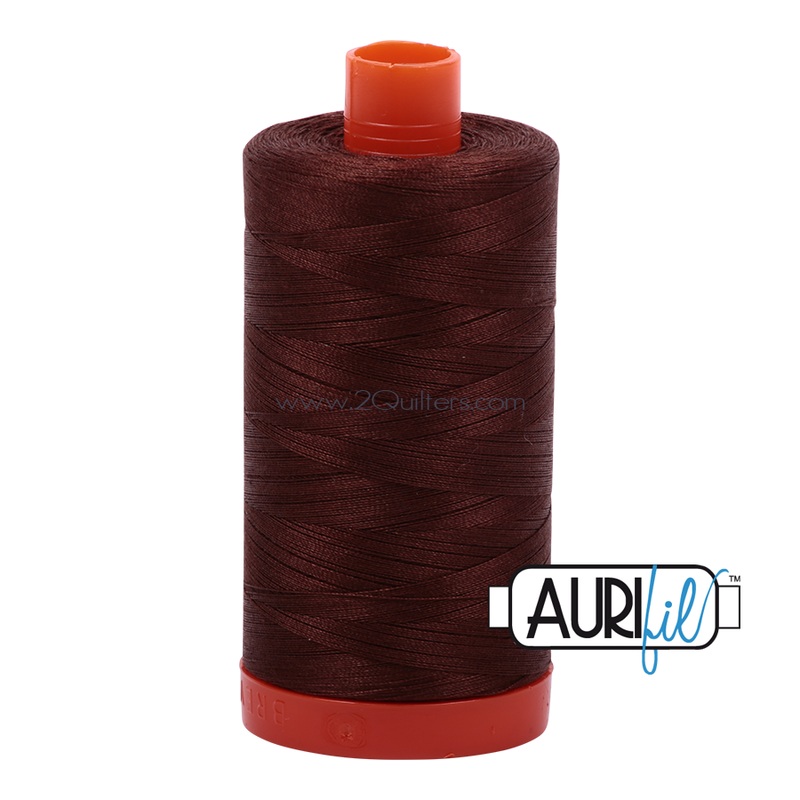 Aurifil 50wt Thread - Large spool Chocolate #2360