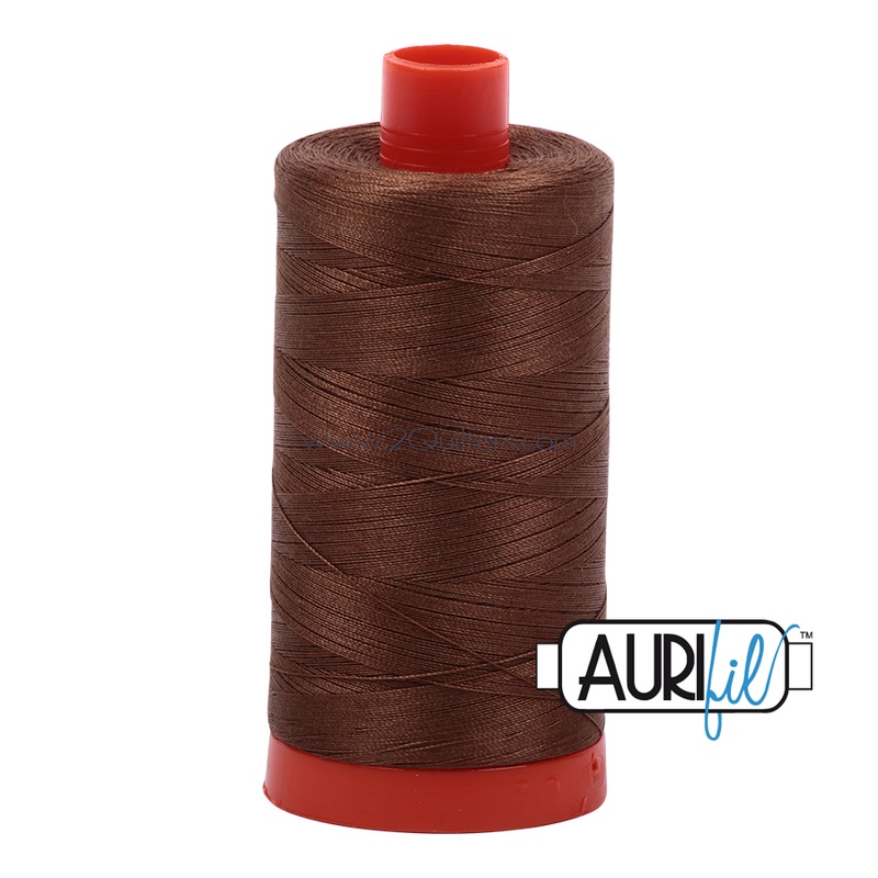 Aurifil 50wt Thread - Large spool Dark Antique Gold #2372
