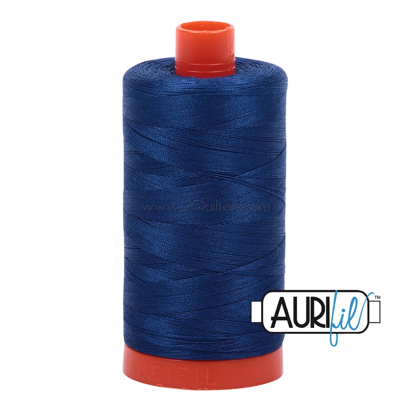 Aurifil 50wt Thread - Large spool Dark Delft Blue #2780