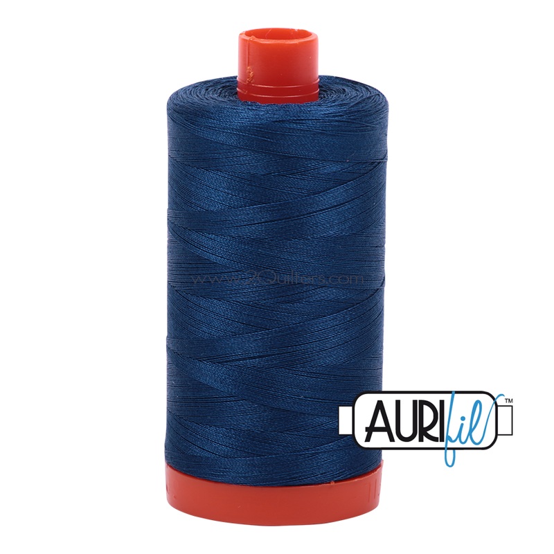 Aurifil 50wt Thread - Large spool Dark Medium Delft Blue #2783