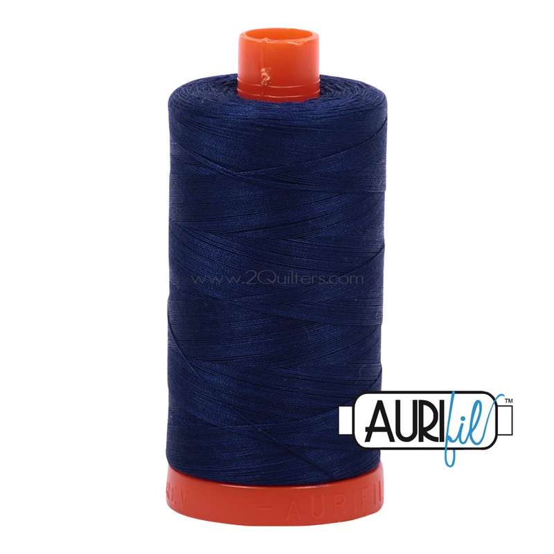 Aurifil 50wt Thread - Large spool Dark Navy #2784
