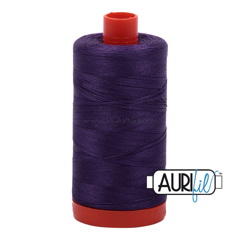 Aurifil 50wt Thread - Large spool Dark Violet #2582