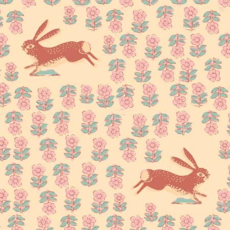 Blush Rabbit 108 Cotton (54542W-1DES)  Sold in UNITS of  metre