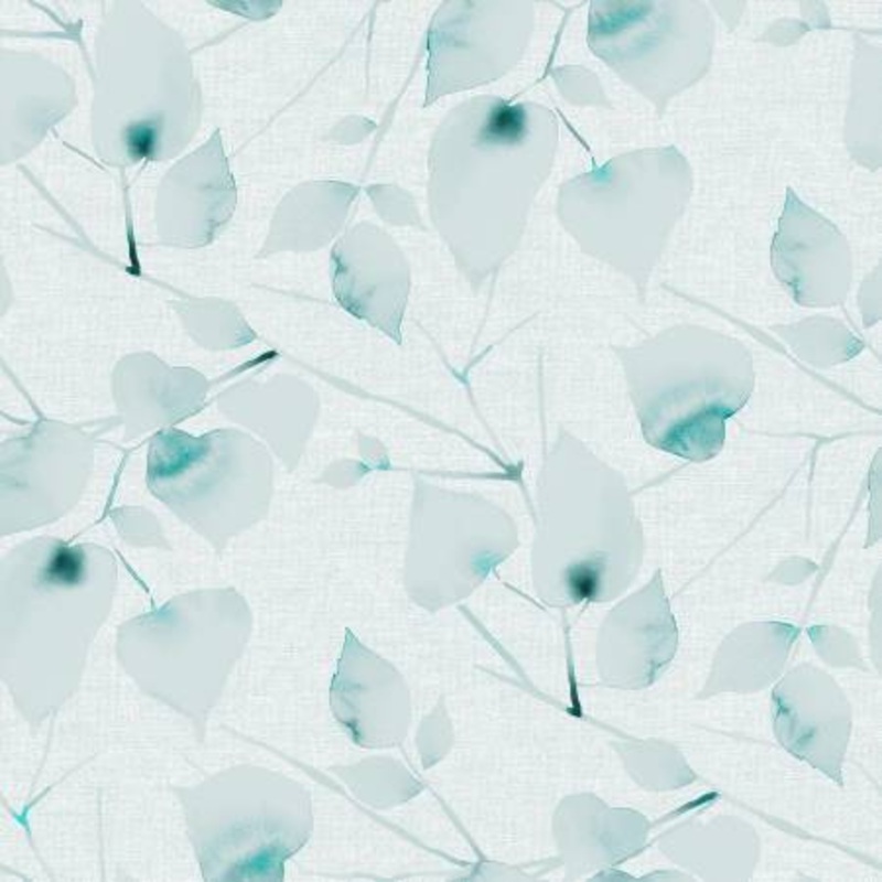 Cloud Water Color Leaves 108 Cotton (BQ3502-62)  Sold in UNITS of  metre