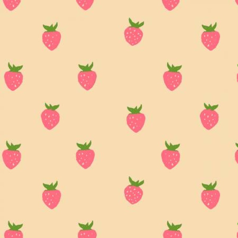 Ecru Berry 108 Cotton (54544W-2DES)  Sold in UNITS of  metre