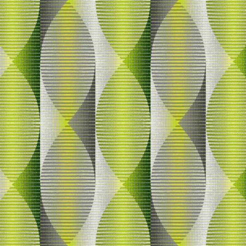 Green Twisted Ribbons 108 Cotton (3340W-66)  Sold in UNITS of  metre