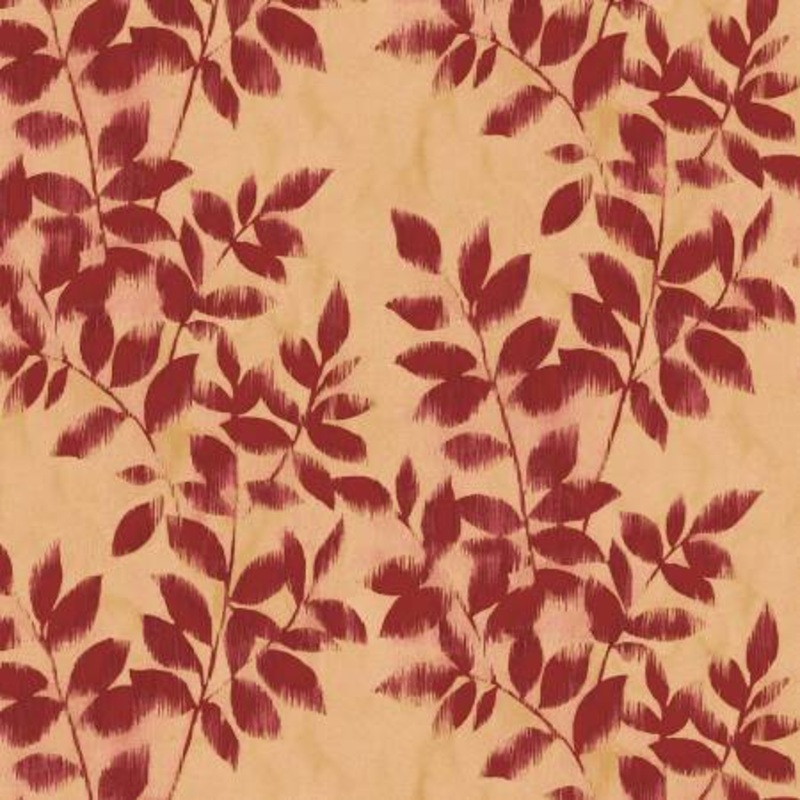 Red Brushy Vines 108 Cotton (ARBW05665-NER)  Sold in UNITS of  metre