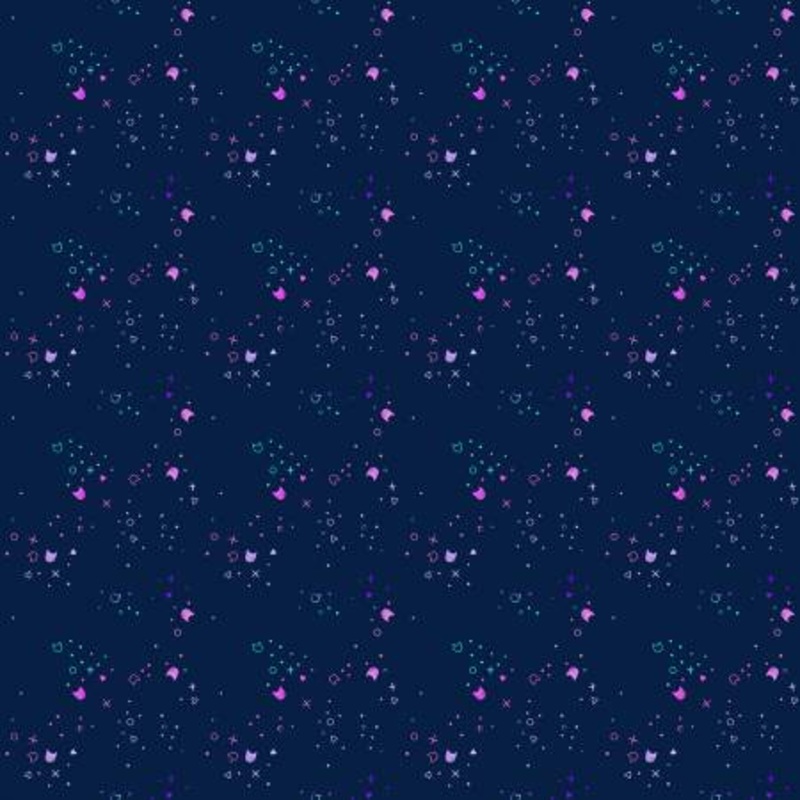 Space Kitty Litter 108 Cotton (XST-DPJ3000SPACE)  Sold in UNITS of  metre