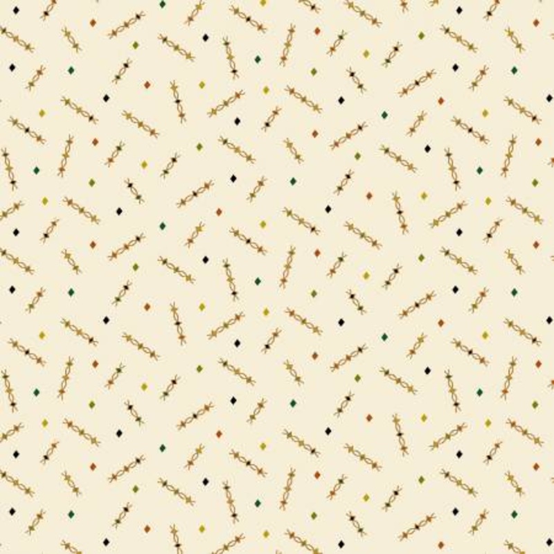 Wheat Confetti Sprinkles 108 Cotton (1831-40)  Sold in UNITS of  metre
