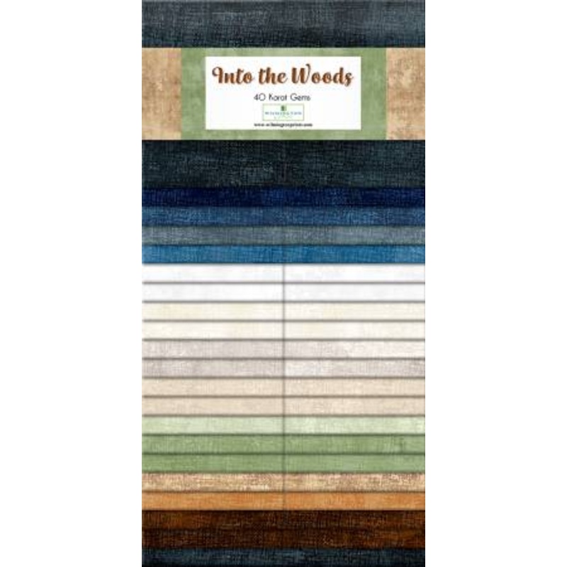 2.5in Strips -Into the Woods (40pc/bundle)