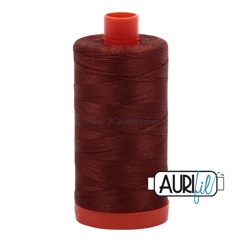 Aurifil 50wt Thread - Large spool Copper Brown #4012