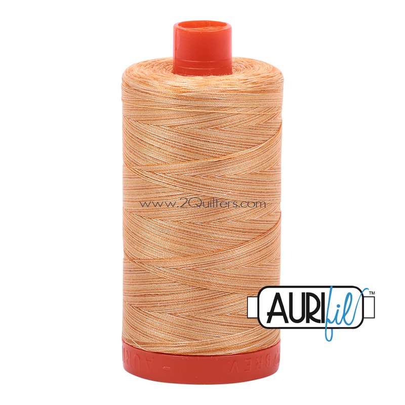 Aurifil 50wt Thread - Large spool Creme Brule - Variegated #4150