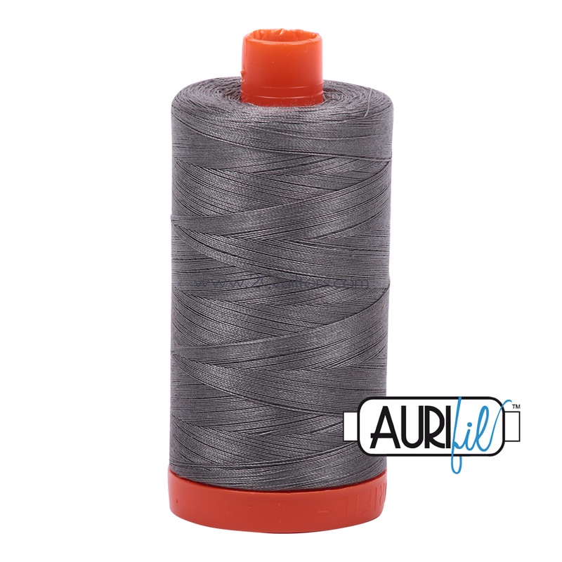 Aurifil 50wt Thread - Large spool Grey Smoke #5004