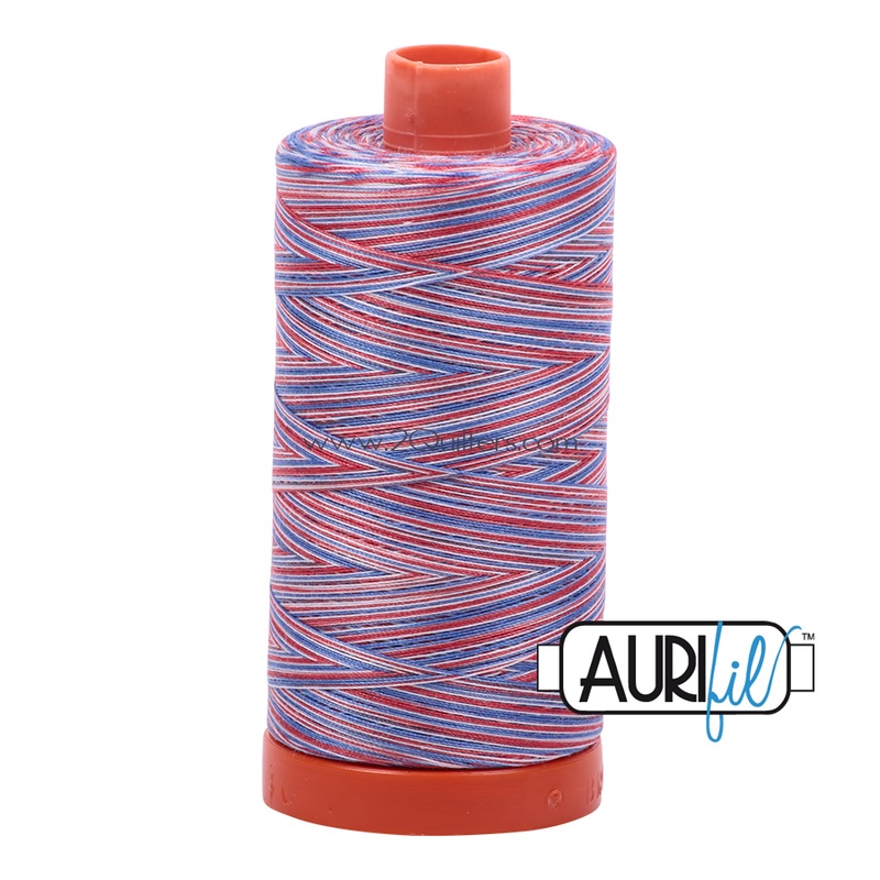 Aurifil 50wt Thread - Large spool Liberty - Variegated #3852