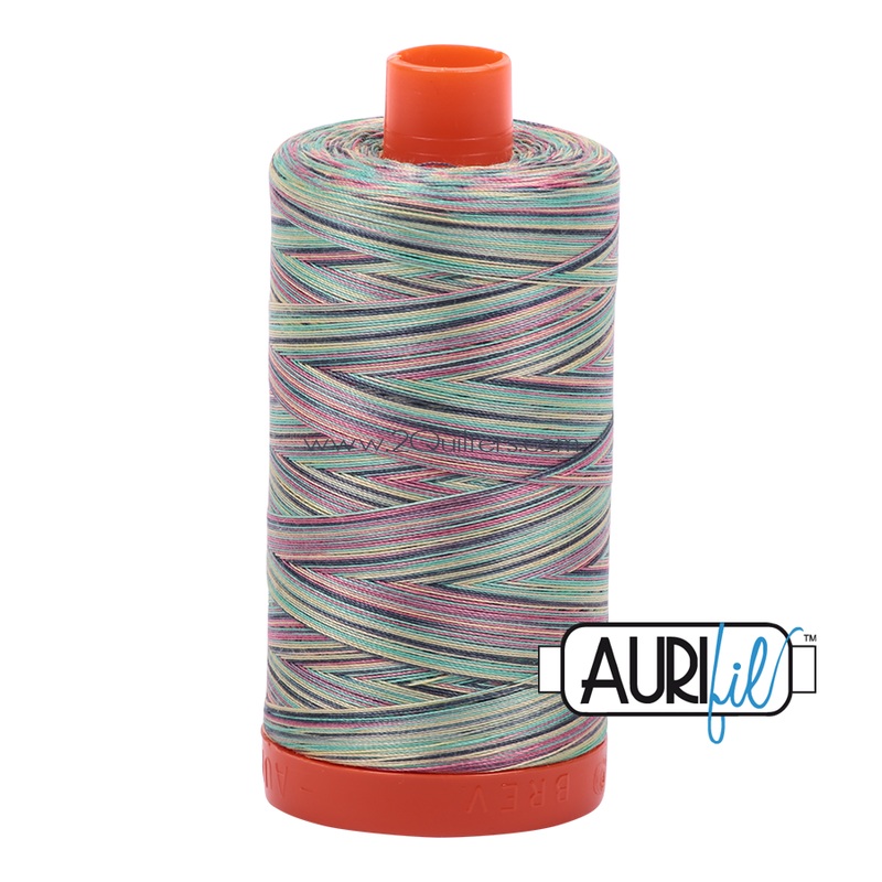Aurifil 50wt Thread - Large spool Marrakesh - Variegated #3817