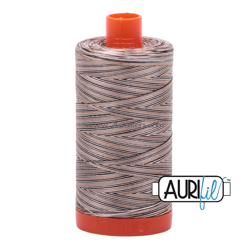 Aurifil 50wt Thread - Large spool Nutty Nougat - Variegated #4667