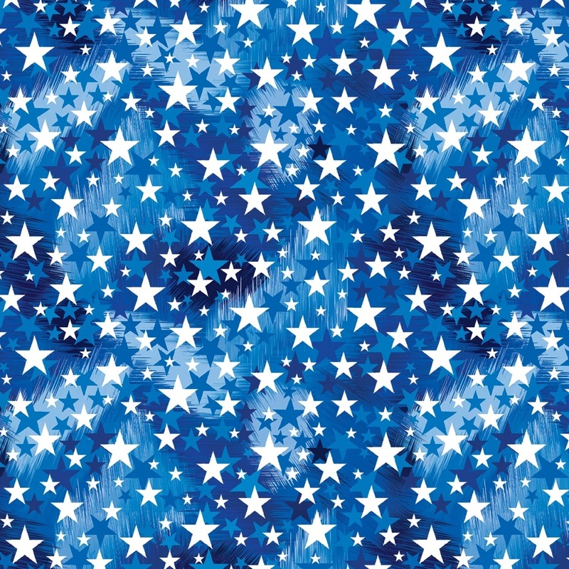 Blue Patriotic 108 Cotton (14728WB-55) - Sold in UNITS of 1/4 metre