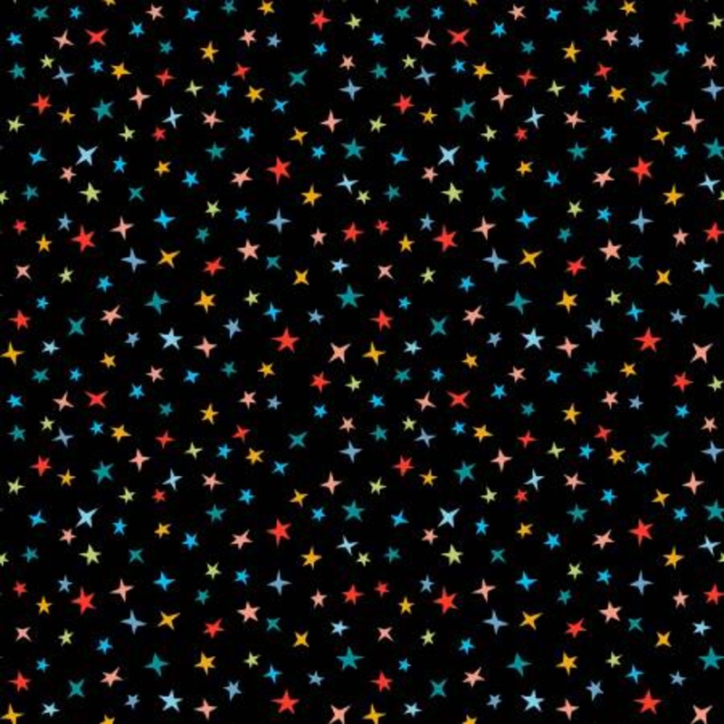 Retro Stargazer 108 Cotton (WBX12443-RETR)  Sold in UNITS of  metre