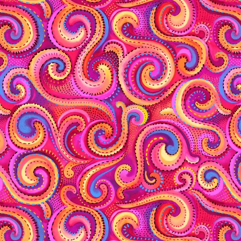 Tutti Frutti Swirl 108 Cotton (8021S-25) - Sold in UNITS of 1/4 metre
