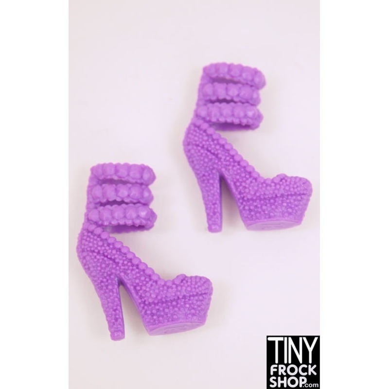 12 Fashion Doll 3 Strap Bubble Tea Heels