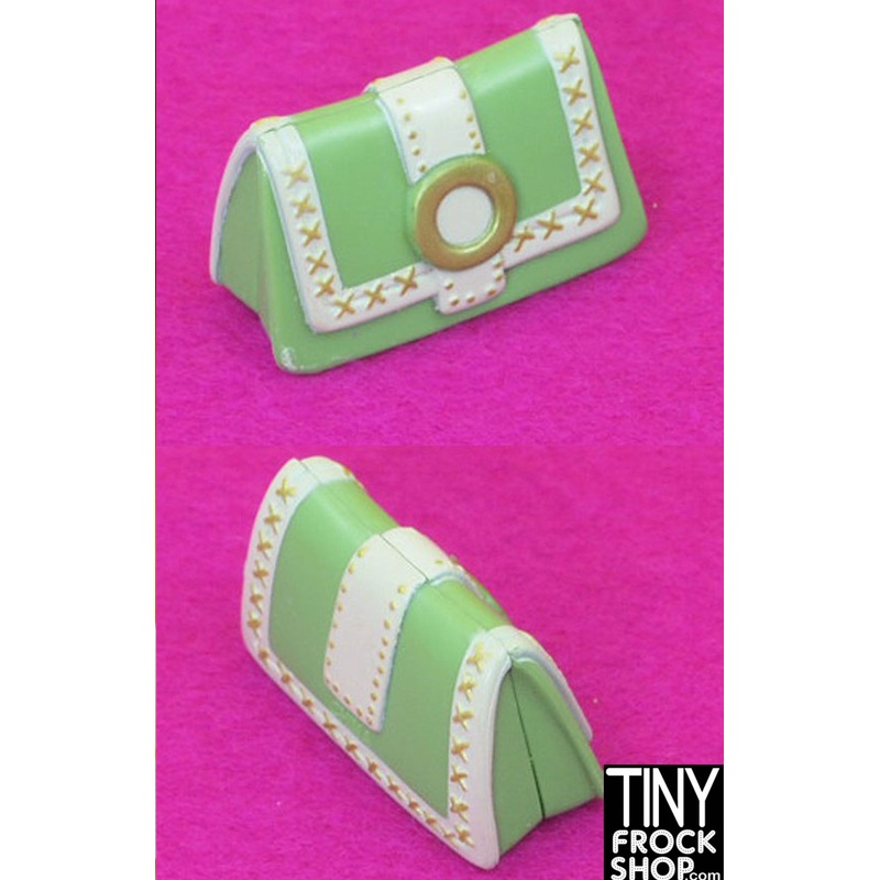 12 Fashion Doll  Green Clutch