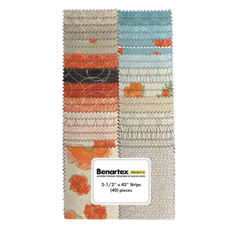 2.5in Strips - Modern Vintage Treasured (40pc/bundle)