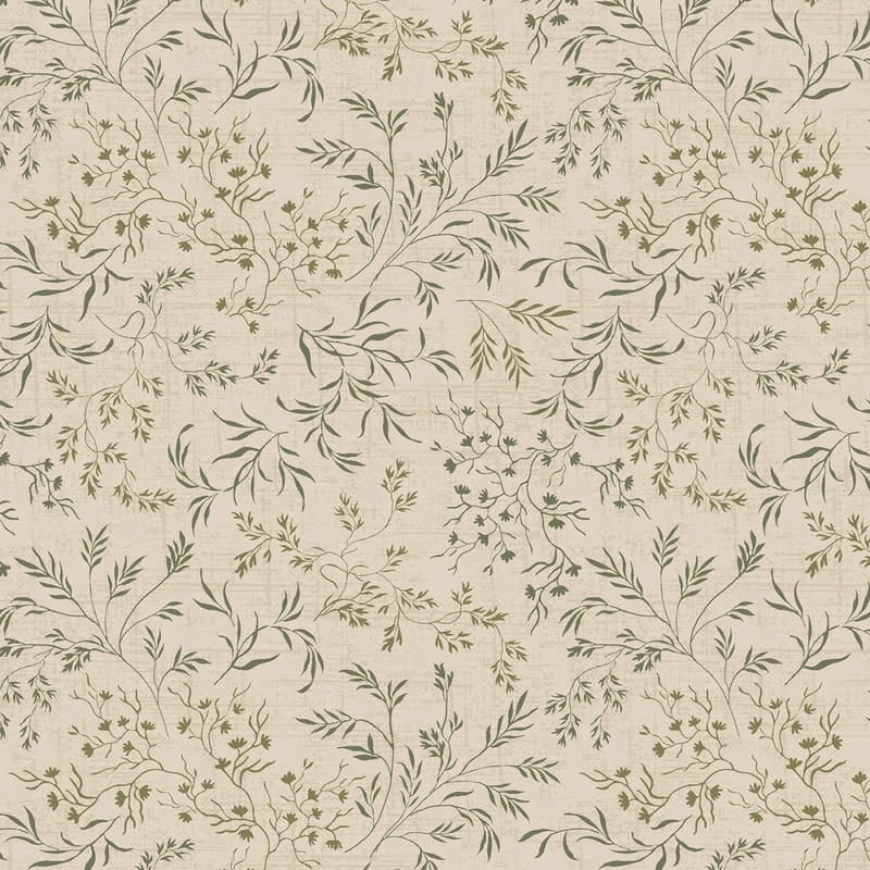 44 Freedom Rings - Green Vines Cotton (R651381D-GREEN) - Sold in UNITS of 1/4 metre