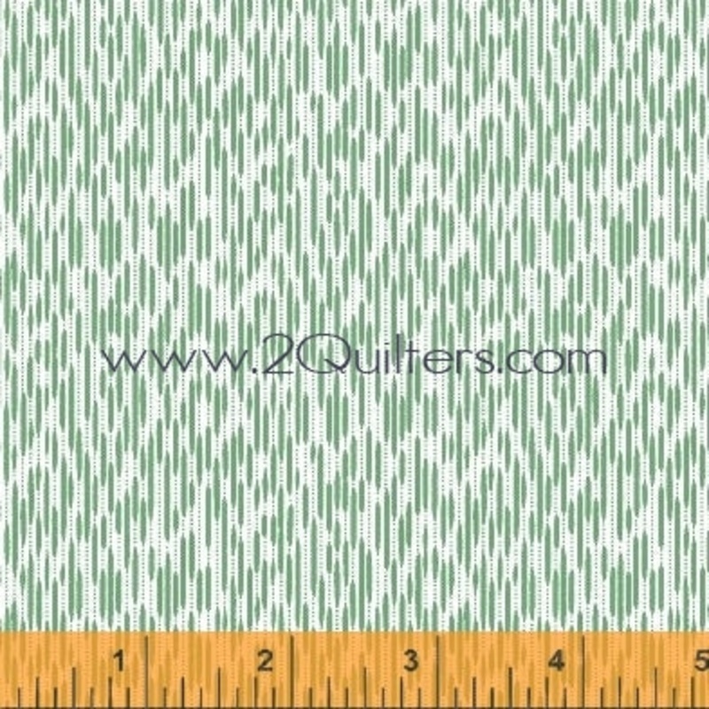 *Closeout Sale* Modern Country Ikat (mint), per half-yard