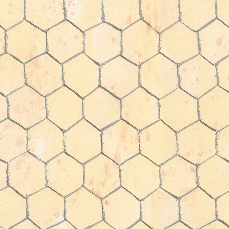 Cream Chicken Wire 108 Cotton (CSCW05729-Y) - Sold in UNITS of 1/4 metre