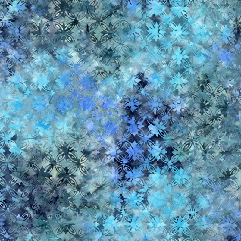 Lake Connected Circle 106 Batik (BX3575-LAKE) - Sold in UNITS of 1/4 Metre