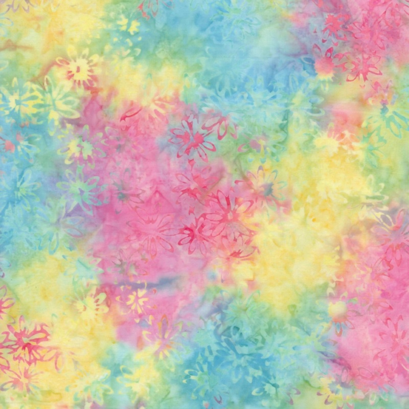 Taffy Soft Floral 106 Batik (BX3576-TAFFY) - Sold in UNITS of 1/4 Metre