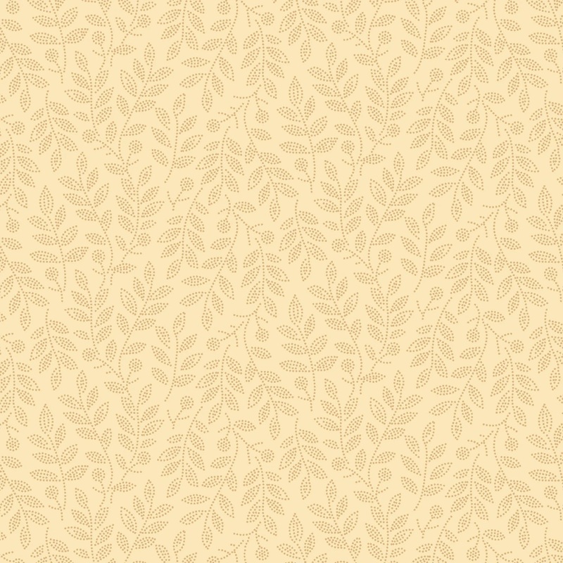 Cream Willow 108 Cotton (QB621386D-CREAM) - Sold in UNITS of 1/4 metre