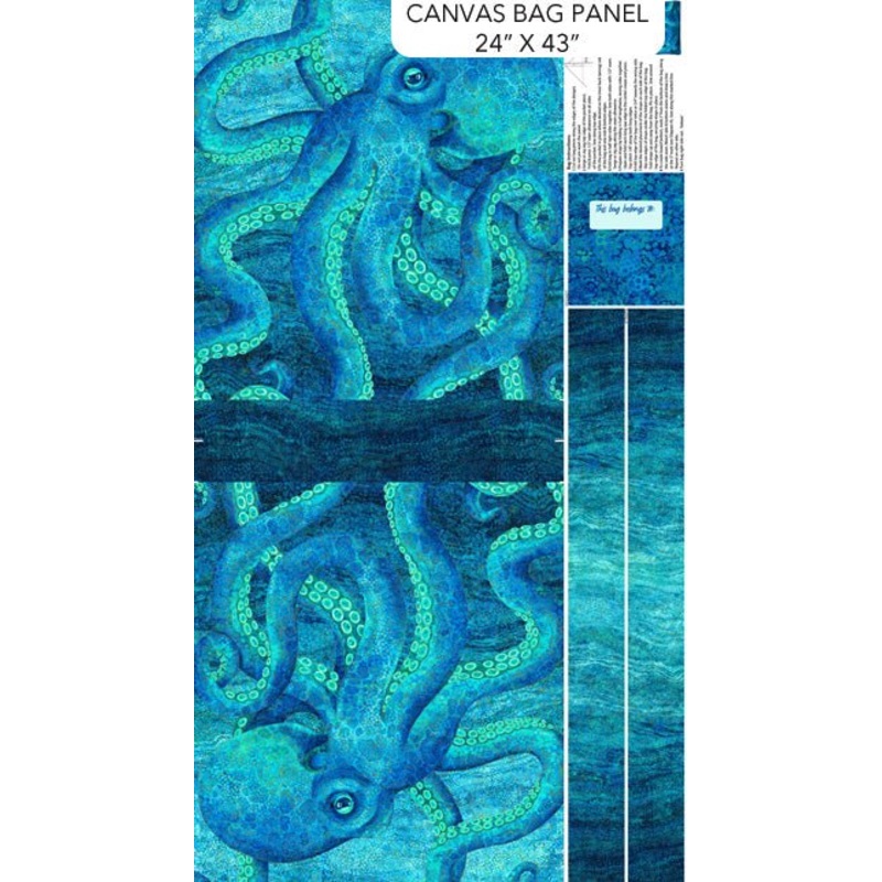 Shimmer Enigma Canvas Bag Panel 24 x 43 (C28188M-48)  Sold by the Panel